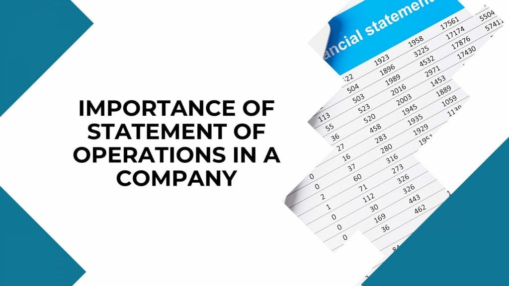 Importance of Statement Of Operations in a company